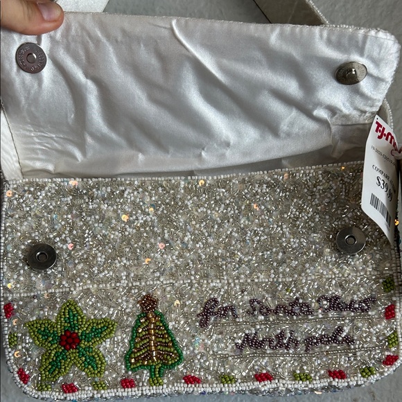 Festive Beaded Shoulder Bag - Christmas Style - TJ Maxx Viral Bags! - Picture 5 of 6